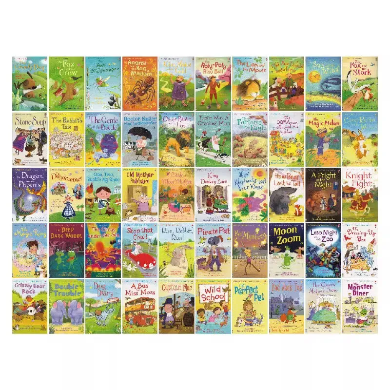 الكتب المصورة التعليمية الإنجليزية الرائجة 50 مجلدًا بالجملة ، مكتبة القراءة الأولى ، كتب التعلم المبكر للأطفاPopular English Educational Picture Books 50 Volumes Bulk, First Reading Library, Early Learning Books for Kids