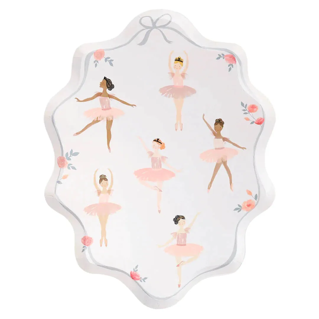 Ballerina Plates (x 8)