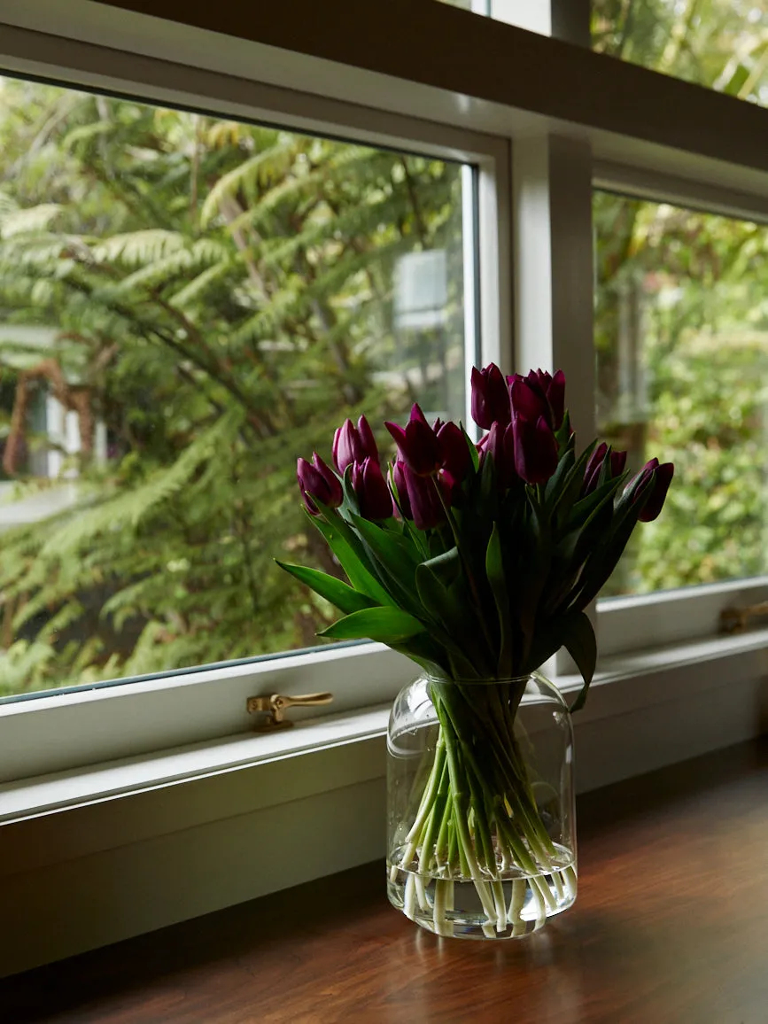 Elba Vase | Clear | Medium