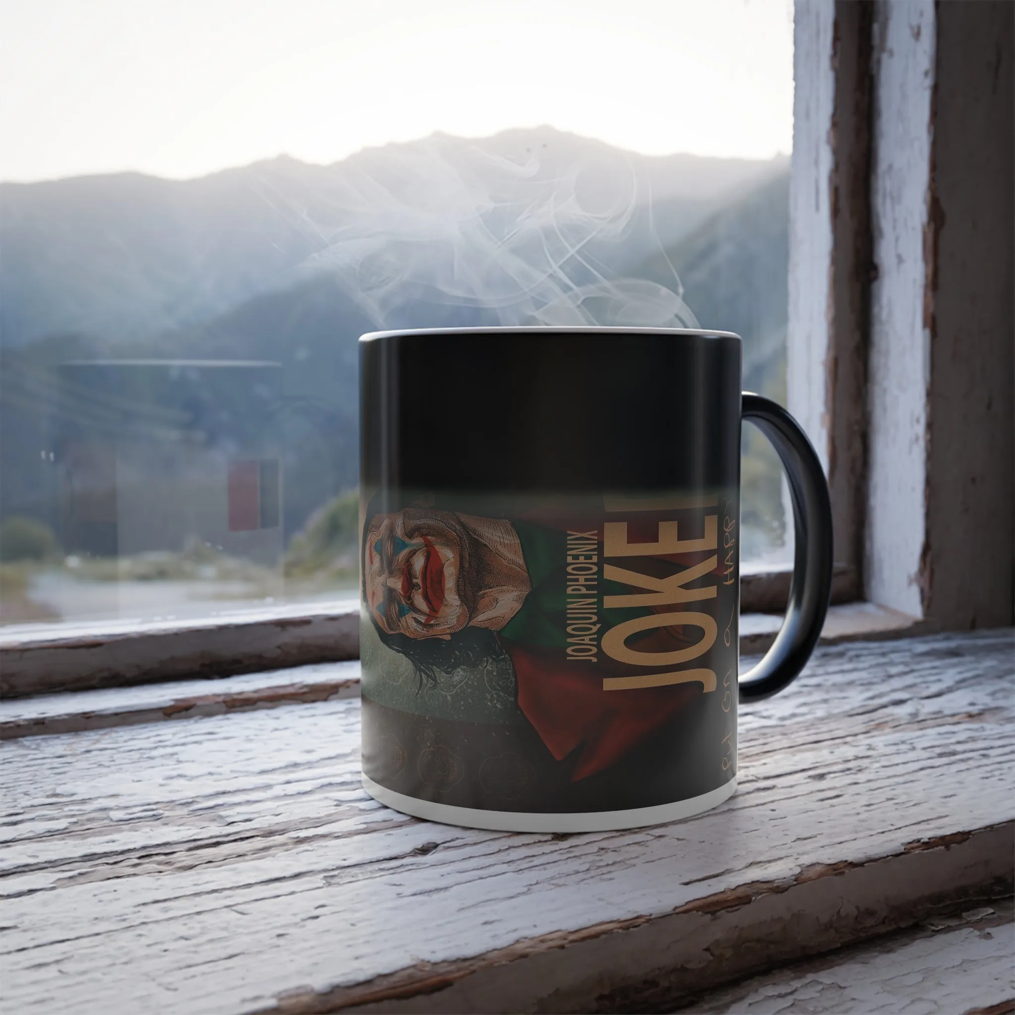Joker Joaquin Phoenix Color Morphing Mug, 11oz