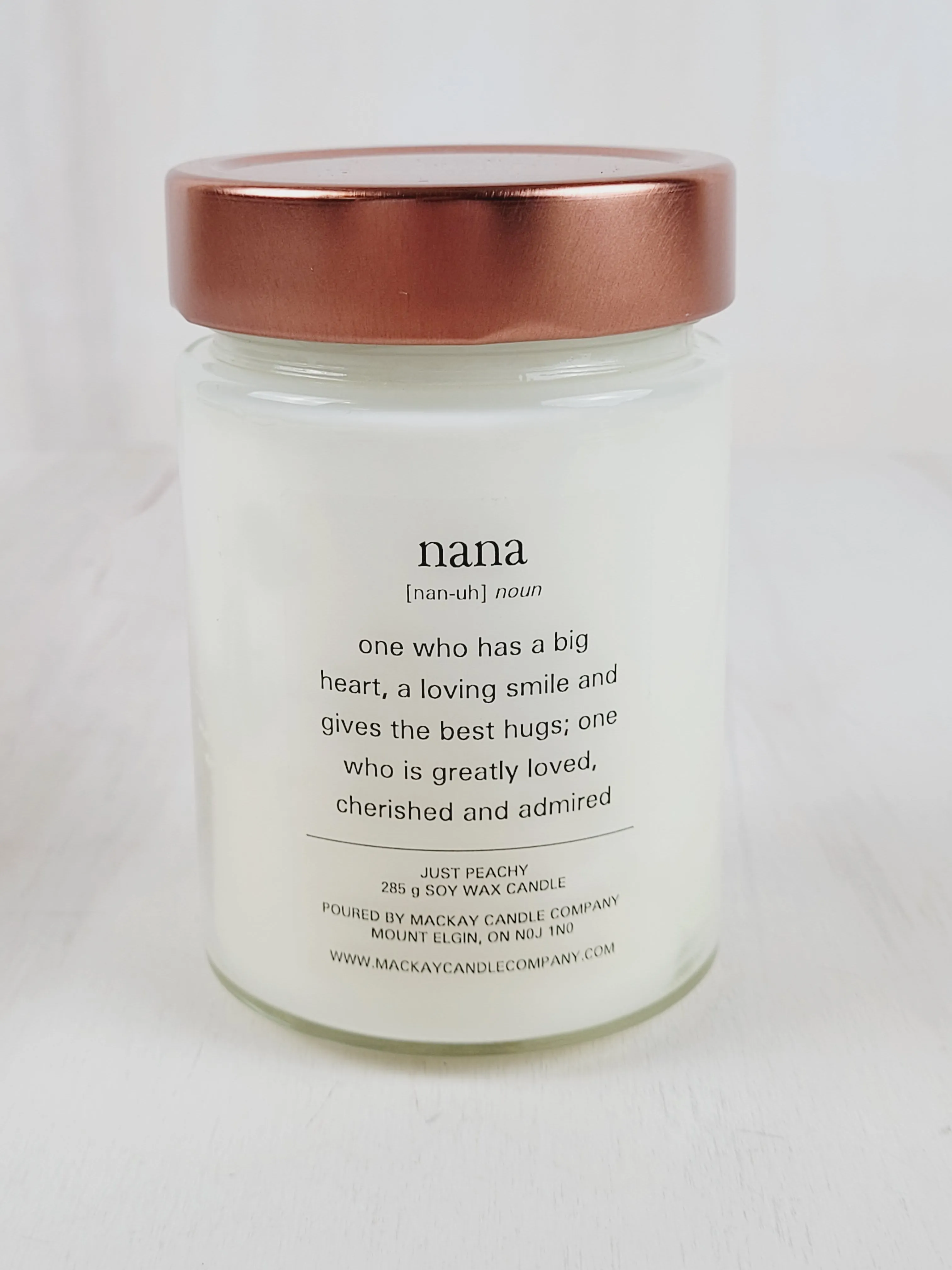 Mackay Candle Company, Definition Candles - Nana