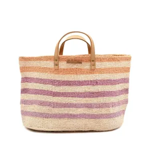 Pamoja Sunset Stripe Woven Shopper