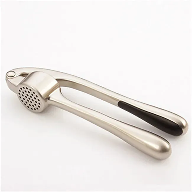 Premium Metal Garlic Press Slicer with Great Handle Kitchen Tool for Fruit Vegetable Chopper Crusher Presser
