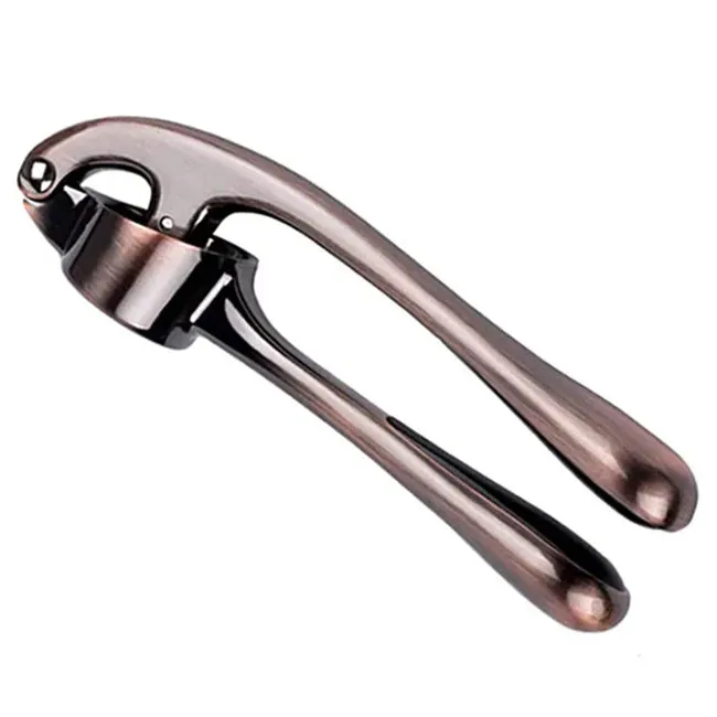 Premium Metal Garlic Press Slicer with Great Handle Kitchen Tool for Fruit Vegetable Chopper Crusher Presser