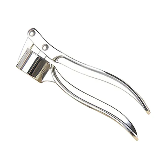Premium Metal Garlic Press Slicer with Great Handle Kitchen Tool for Fruit Vegetable Chopper Crusher Presser