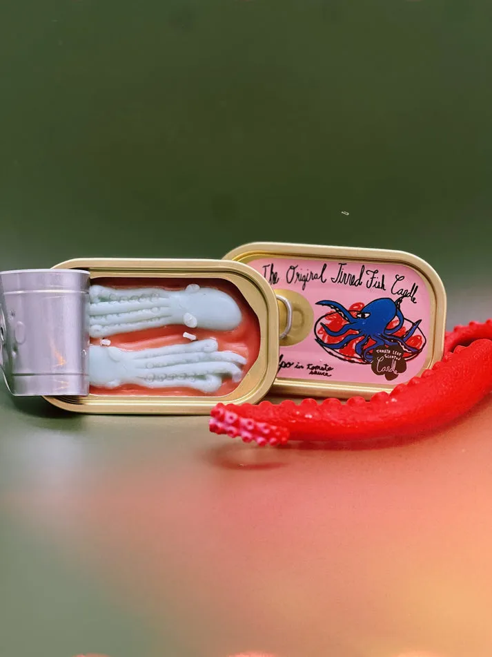 Tinned Fish Candle in Tomato