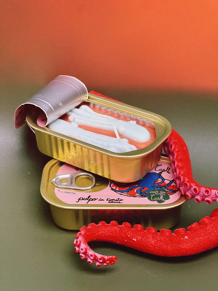 Tinned Fish Candle in Tomato