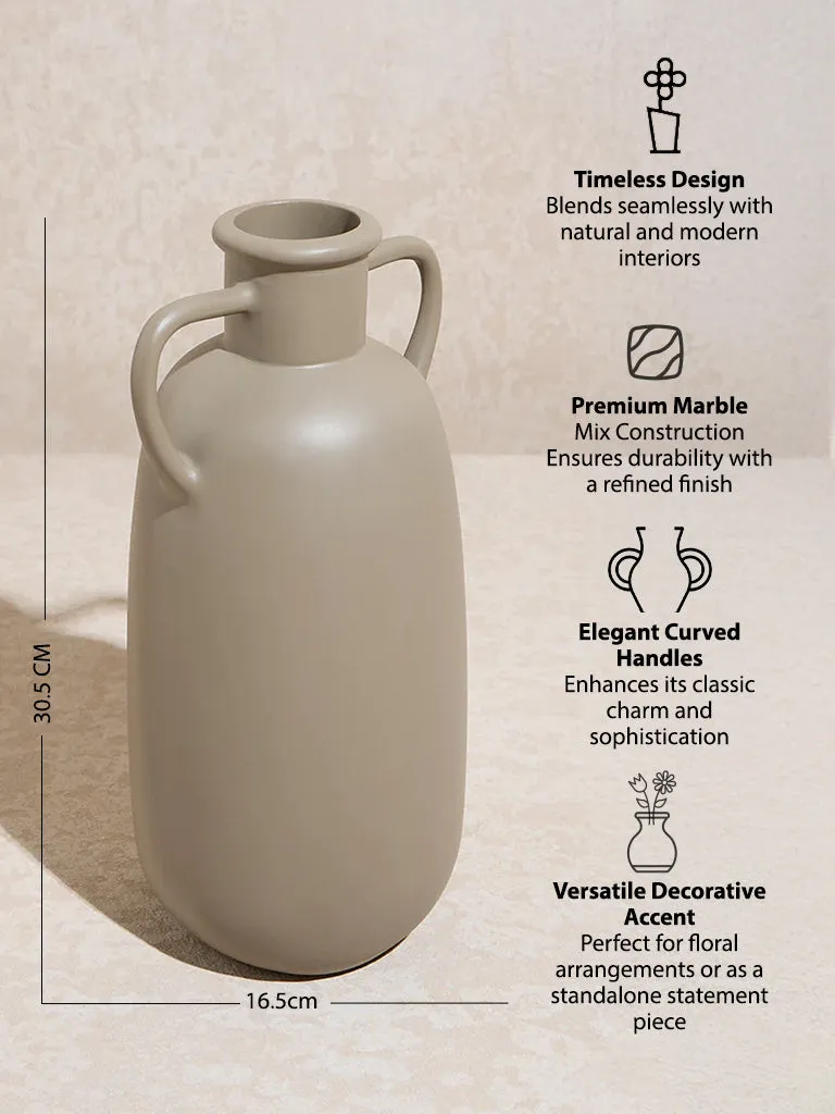 Westside Home Olive Marble Mix Vase